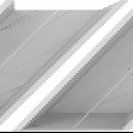 Mexen Pretoria Due Duschdier, opklapbar 160 cm, transparent, Chrom - 852-160-000-02-00