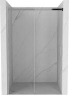 Mexen Omega porte doccia scorrevoli 140 cm, trasparente, cromo - 825-140-000-01-00