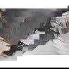 Mexen Velar Badewannenabtrennung 2-flügelig, 80 x 150 cm, transparent, Chrom - 896-080-000-01-01