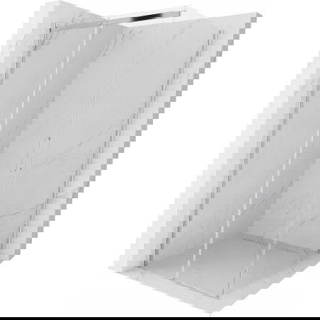 Mexen Omega cabine de duche deslizante 100 x 100 cm, transparente, cromada - 825-100-100-01-00