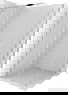 Mexen Omega drsna tuš kabina 100 x 100 cm, prosojna, krom - 825-100-100-01-00