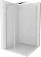 Mexen Omega liuglev dušinurk 100 x 100 cm, läbipaistev, kroom - 825-100-100-01-00