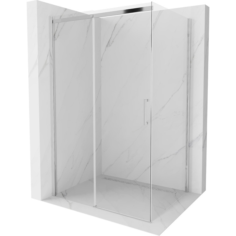 Mexen Omega klizna tuš kabina klizna 110 x 90 cm, prozirno, krom - 825-110-090-01-00