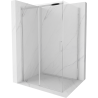 Mexen Omega schuifbare douchecabine 120 x 90 cm, transparant, chroom - 825-120-090-01-00