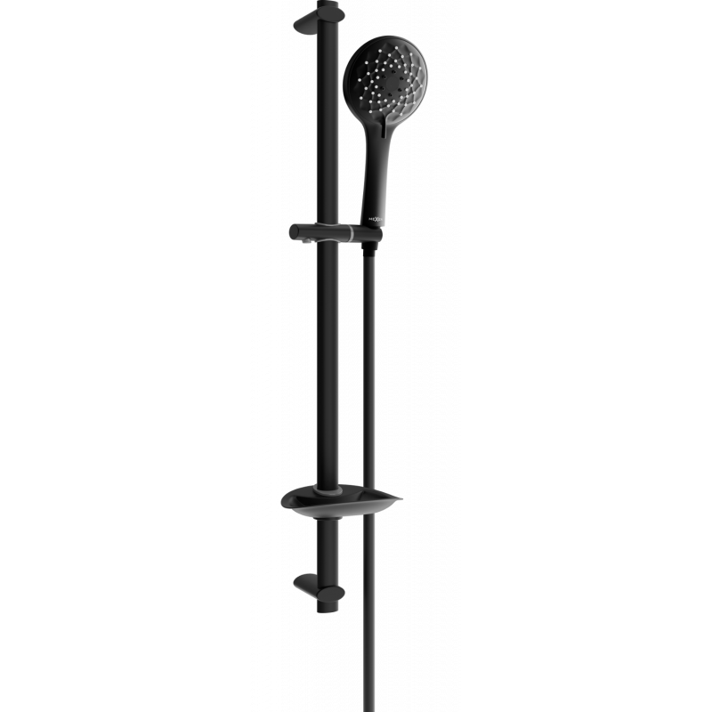 Mexen DB74 sliding shower set, black - 785744584-70
