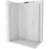 Mexen Omega cabine de duche deslizante 160 x 90 cm, transparente, cromado - 825-160-090-01-00