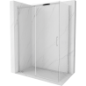 Mexen Omega klizna za tuš s kliznim vratima 160 x 90 cm, prozirna, krom - 825-160-090-01-00