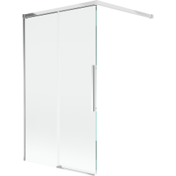 Mexen Rox duschskärm 2-dörrars skjutbar 120 x 150 cm, transparent, krom - 8C9-120-003-01-00