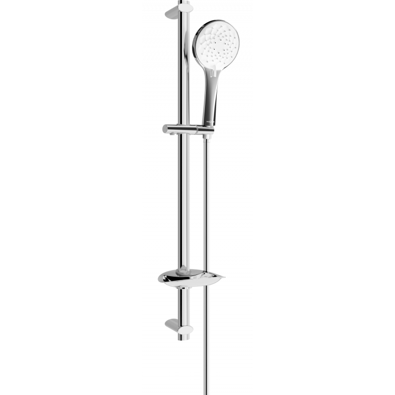 Mexen DB74 sliding shower set, chrome - 785744584-00