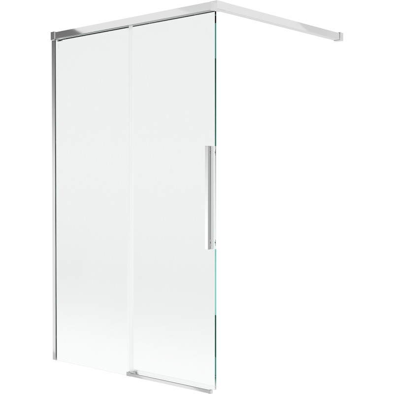 Mexen Rox 2-krilni klizni paravan za kadu 140 x 150 cm, proziran, krom - 8C9-140-003-01-00