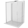 Mexen Omega-3S cabine de douche à 3 parois, coulissante 120 x 100 cm, transparent, chrome - 825-120-100-01-00-3S