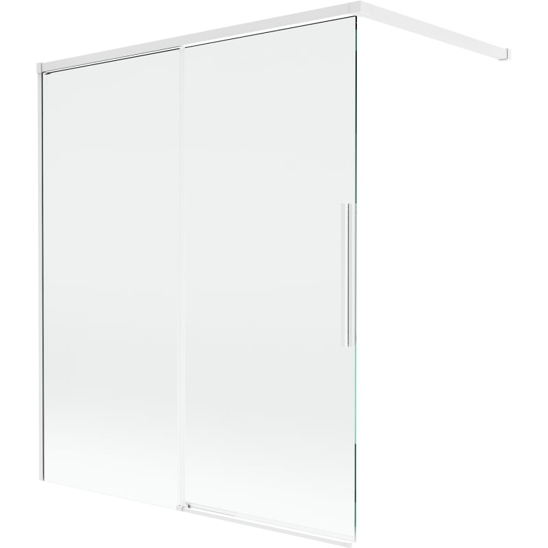 Mexen Rox vannisektsiooni 2-osaline lükanduks 140 x 150 cm, läbipaistev, valge - 8C9-140-003-20-00