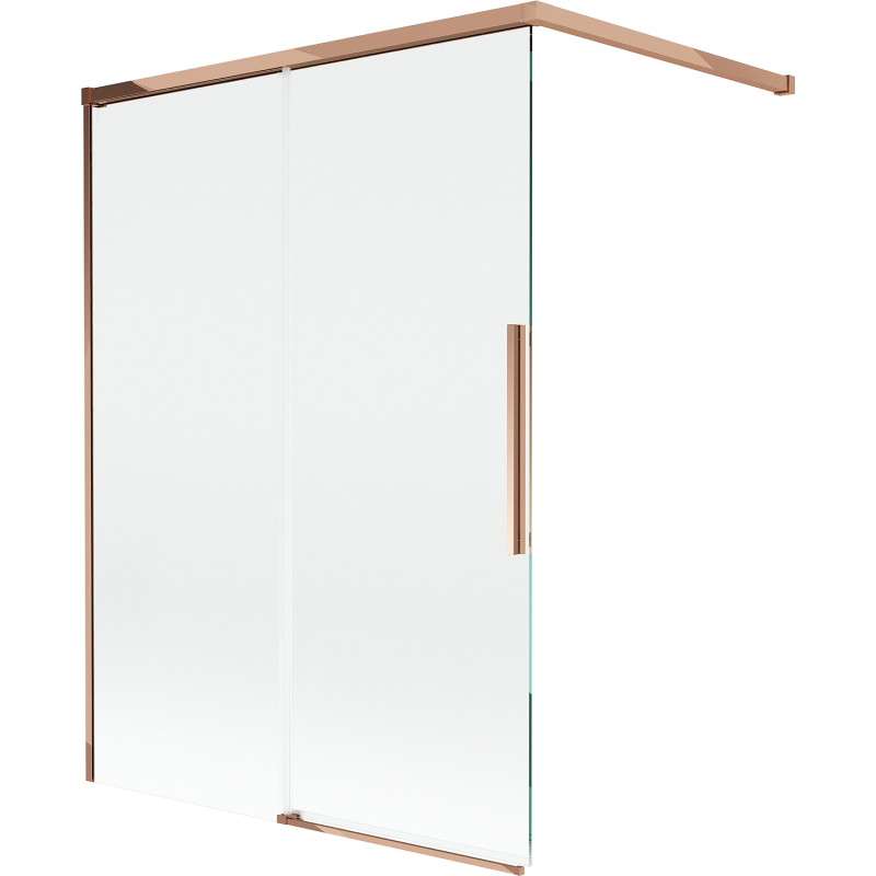 Mexen Rox kahe tiivaga vannisein, lükand, 120 x 150 cm, läbipaistev, roosa kuld - 8C9-120-003-60-00