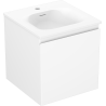 Mexen Orio meuble de salle de bain 45 cm avec lavabo Vela, 1 tiroir, blanc mat - 91A10-04547-1-BF01-W23M01