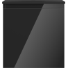 Mexen Orio Badezimmer-Schrank 45 cm mit Waschbecken Vela, 1 Schublade, Schwarz Glanz/Schwarz Matt - 91A10-04547-1-BF70-W23M71