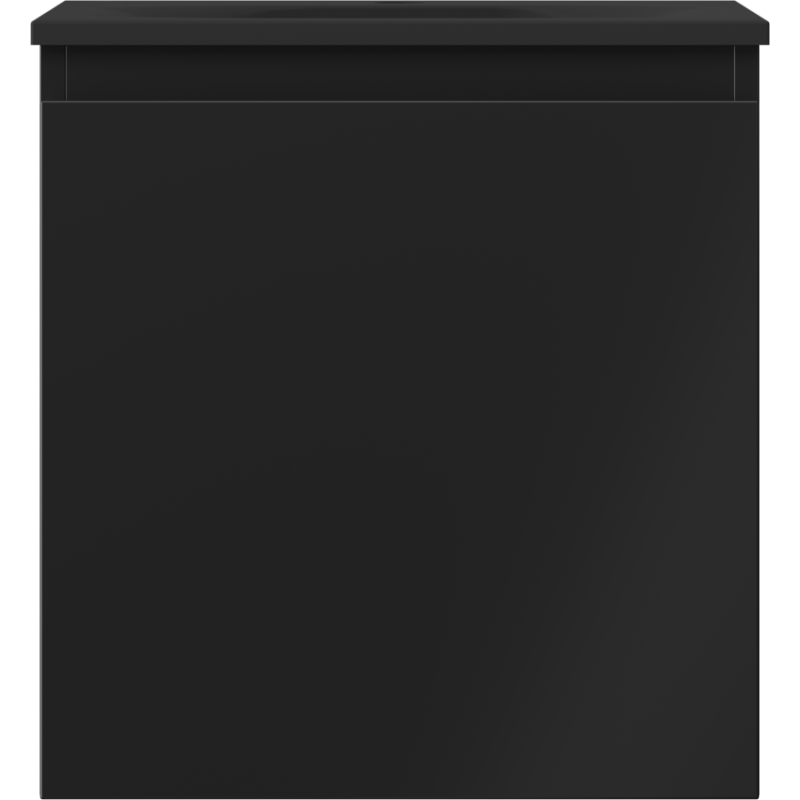 Mexen Orio mueble de baño 45 cm con lavabo Vela, 1 cajón, negro mate - 91A10-04547-1-BF71-W23M71