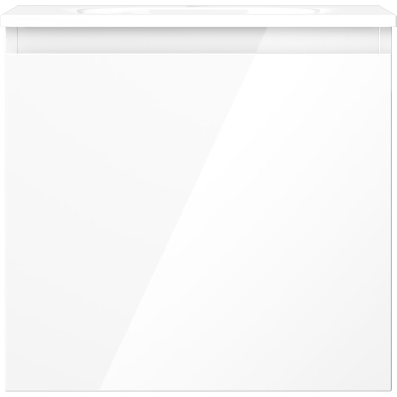 Mexen Orio armoire de salle de bain 50 cm avec lavabo Vela, 1 tiroir, blanc brillant - 91A10-05047-1-BF00-W23M00