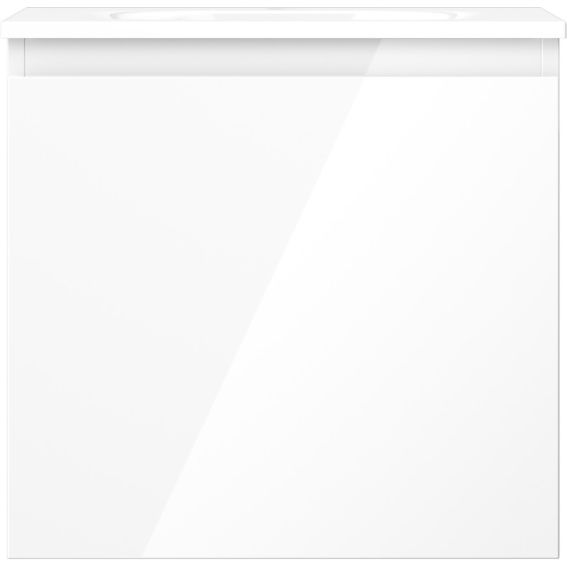 Mexen Orio vannitoakapp 50 cm valamu Vela, 1 sahtel, valge läige - 91A10-05047-1-BF00-W23M00