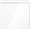 Mexen Orio badkamerkast 50 cm met wastafel Vela, 1 lade, wit glans - 91A10-05047-1-BF00-W23M00