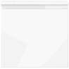 Mexen Orio bathroom cabinet 50 cm with Vela sink, 1 drawer, white gloss - 91A10-05047-1-BF00-W23M00
