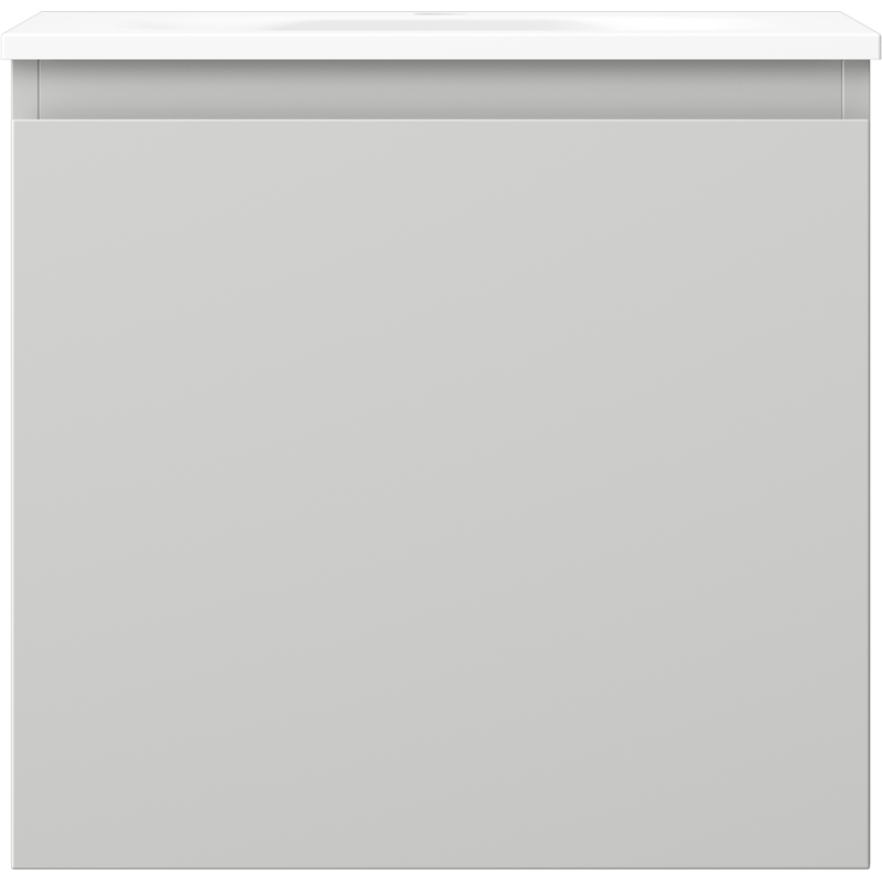 Mexen Orio móvel de casa de banho 50 cm com lavatório Vela, 1 gaveta, cinza mate/branco mate - 91A10-05047-1-BF62-W23M01