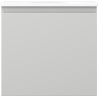 Mexen Orio 50 cm Badezimmerschrank mit Waschbecken Vela, 1 Schublade, grau matt/weiß matt - 91A10-05047-1-BF62-W23M01
