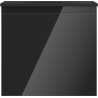 Mexen Orio badkamerkast 50 cm met wastafel Vela, 1 lade, zwart glans/zwart mat - 91A10-05047-1-BF70-W23M71