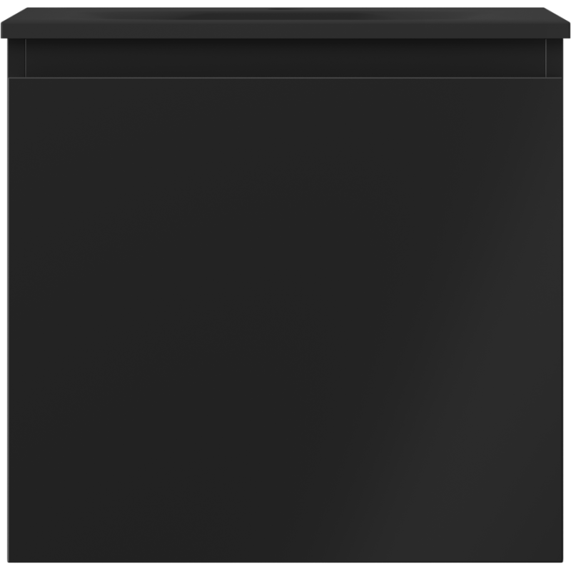 Mexen Orio Badezimmerschrank 50 cm mit Waschbecken Vela, 1 Schublade, Schwarz Matt - 91A10-05047-1-BF71-W23M71