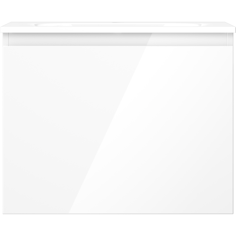 Mexen Orio mueble de baño 60 cm con lavabo Vela, 1 cajón, blanco brillo - 91A10-06047-1-BF00-W23M00