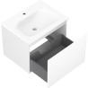 Mexen Orio mobile da bagno 60 cm con lavabo Vela, 1 cassetto, bianco opaco - 91A10-06047-1-BF01-W23M01