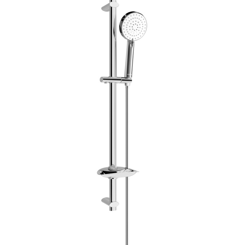 Mexen DB75 sliding shower set, chrome - 785754584-02