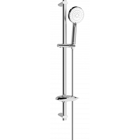 Mexen DB75 sliding shower set, chrome - 785754584-02