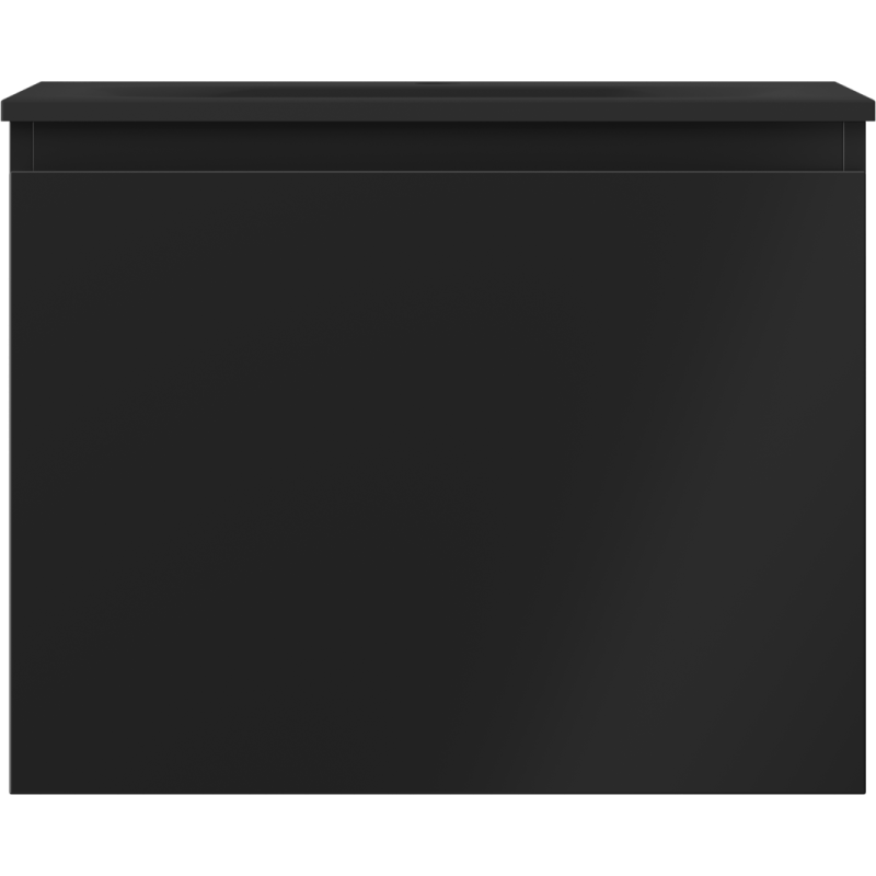 Mexen Orio badkamerkast 60 cm met wastafel Vela, 1 lade, zwart mat - 91A10-06047-1-BF71-W23M71