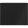 Mexen Orio mueble de baño de 60 cm con lavabo Vela, 1 cajón, negro mate - 91A10-06047-1-BF71-W23M71