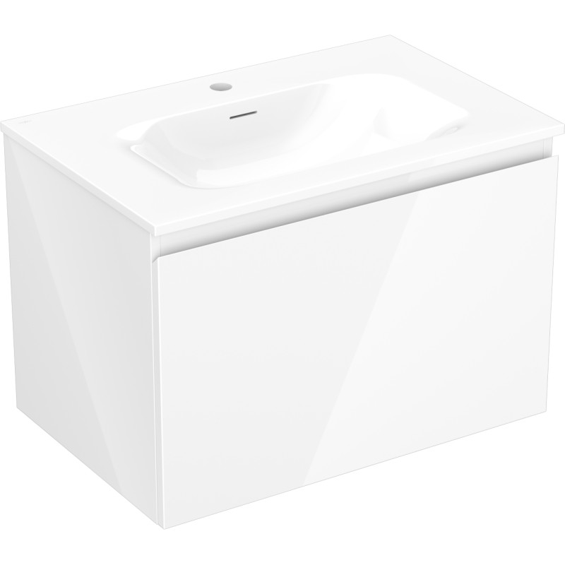 Mexen Orio vannitoa kapp 70 cm valamu Vela, 1 sahtel, valge läige - 91A10-07047-1-BF00-W23M00