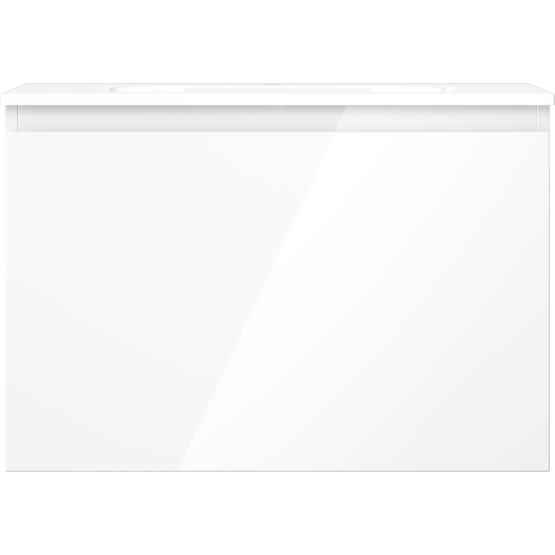 Mexen Orio armoire de salle de bain 70 cm avec lavabo Vela, 1 tiroir, blanc brillant - 91A10-07047-1-BF00-W23M00