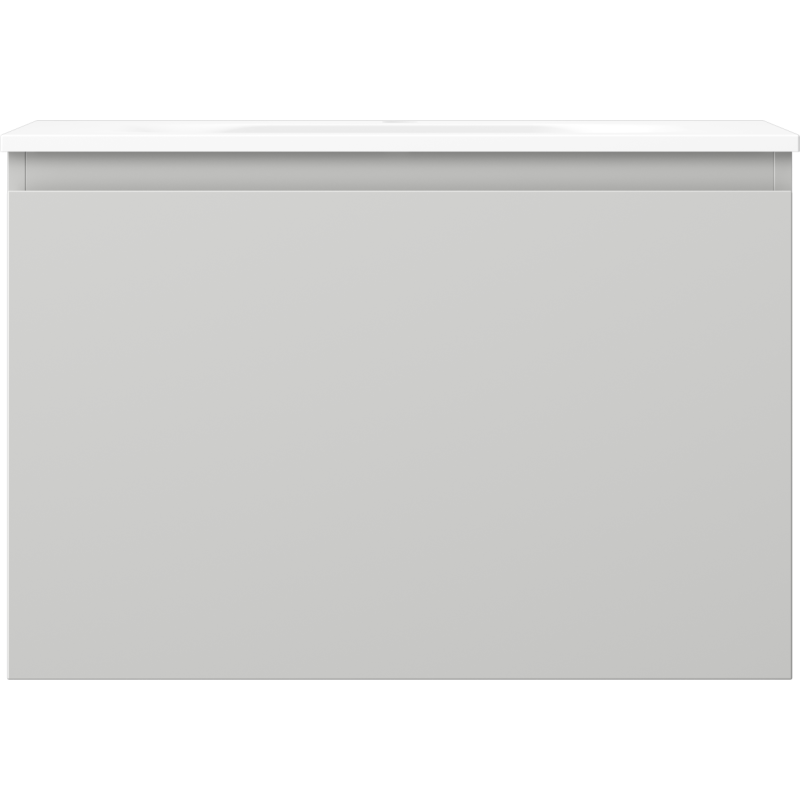 Mexen Orio armário de casa de banho 70 cm com lavatório Vela, 1 gaveta, cinza mate/branco mate - 91A10-07047-1-BF62-W23M01