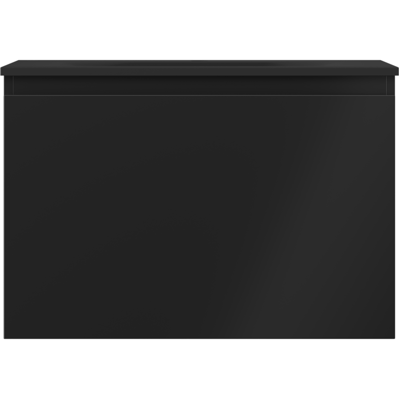 Mexen Orio gabinete de baño 70 cm con lavabo Vela, 1 cajón, negro mate - 91A10-07047-1-BF71-W23M71