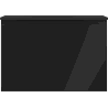 Mexen Orio bathroom cabinet 70 cm with Vela sink, 1 drawer, matte black - 91A10-07047-1-BF71-W23M71
