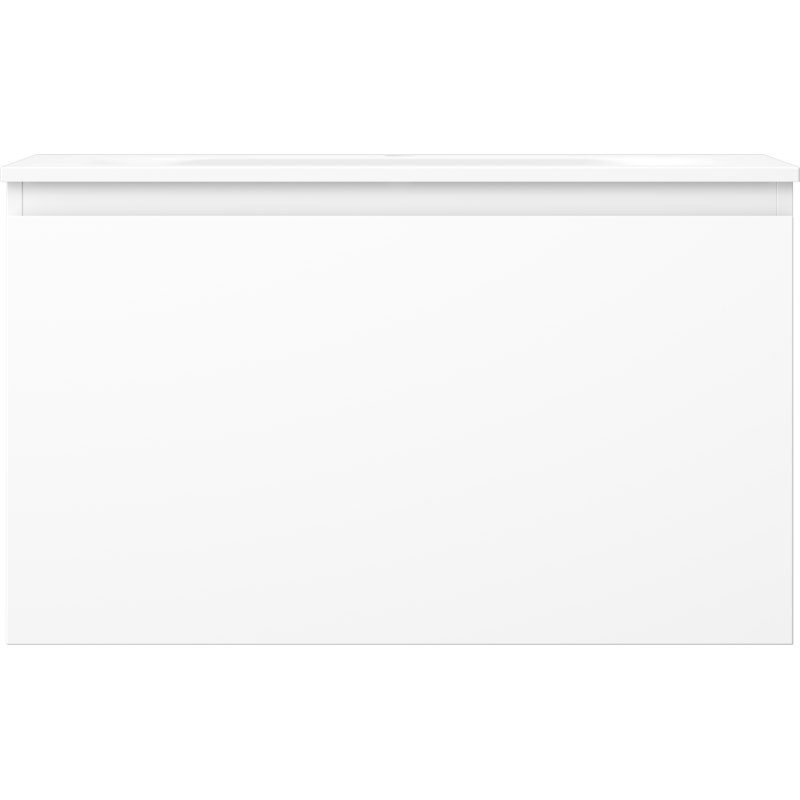 Mexen Orio badkamerkast 80 cm met wastafel Vela, 1 lade, wit mat - 91A10-08047-1-BF01-W23M01