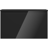 Mexen Orio mobile bagno 80 cm con lavandino Vela, 1 cassetto, nero lucido/nero opaco - 91A10-08047-1-BF70-W23M71