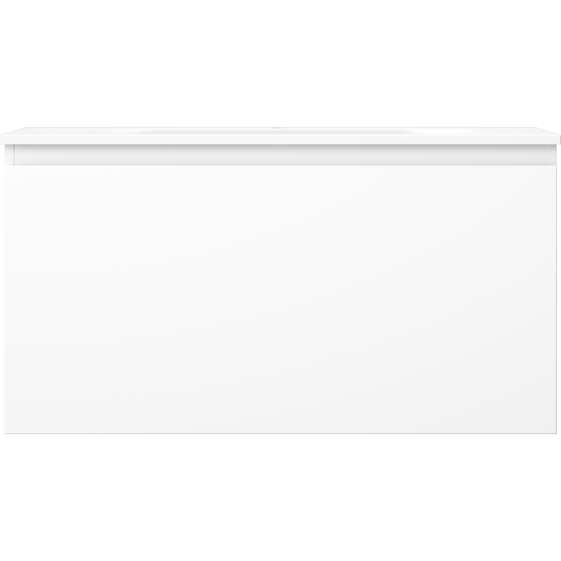 Mexen Orio badkamerkast 90 cm met wastafel Vela, 1 lade, wit mat - 91A10-09047-1-BF01-W23M01