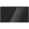 Mexen Orio armario de baño de 90 cm con lavabo Vela, 1 cajón, negro brillo/negro mate - 91A10-09047-1-BF70-W23M71