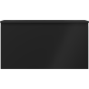 Mexen Orio Badezimmerschrank 90 cm mit Waschbecken Vela, 1 Schublade, schwarz matt - 91A10-09047-1-BF71-W23M71