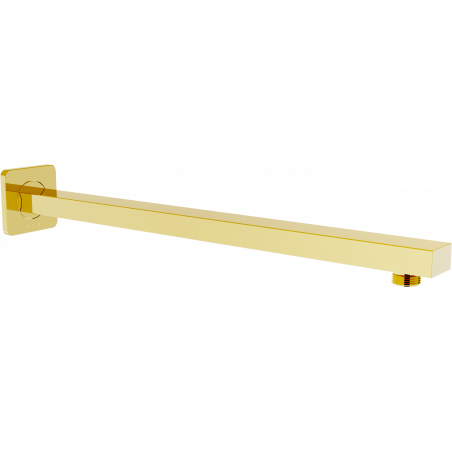 Mexen Cube χρυσός επιτοίχιος βραχίονας ντους 40 cm - 79112-50