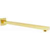 Mexen Cube χρυσός επιτοίχιος βραχίονας ντους 40 cm - 79112-50