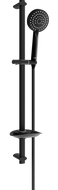 Mexen DB75 bīdāms dušas komplekts, melns - 785754584-70