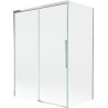 Mexen Rox parawan nawannowy 2-skrzydłowy rozsuwany 120 + 70 x 150 cm, transparent, chrom - 8C9-120-070-01-00