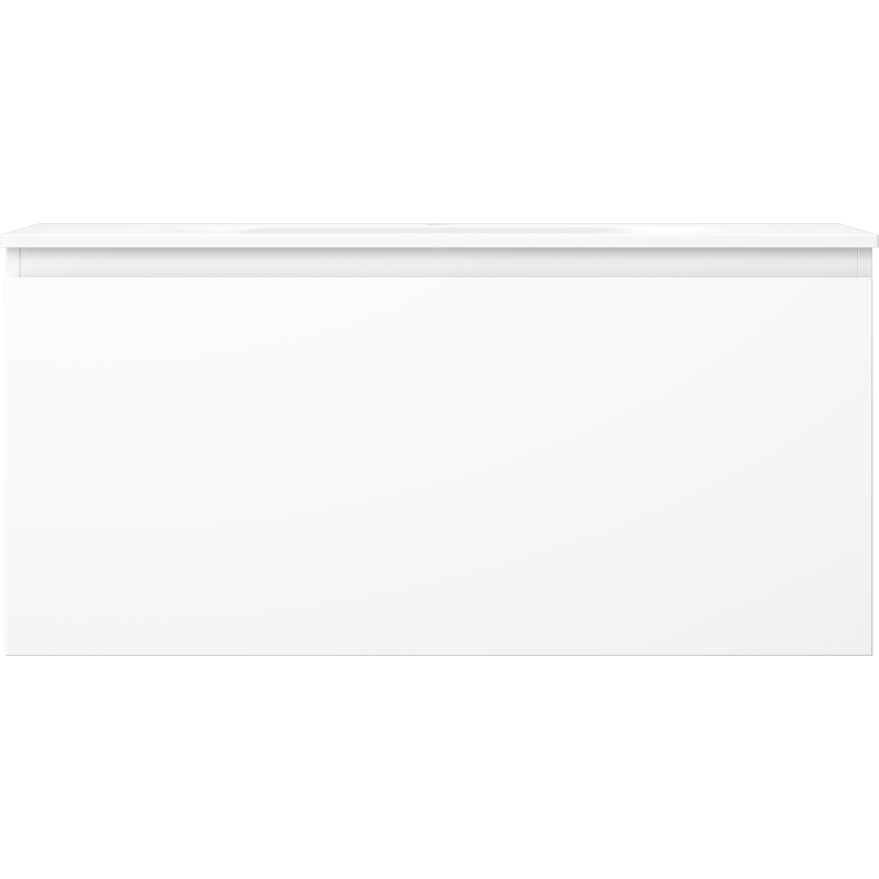 Mexen Orio badkamerkast 100 cm met wastafel Vela, 1 lade, wit mat - 91A10-10047-1-BF01-W23M01