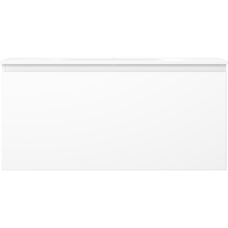 Mexen Orio mueble de baño 100 cm con lavabo Vela, 1 cajón, blanco mate - 91A10-10047-1-BF01-W23M01